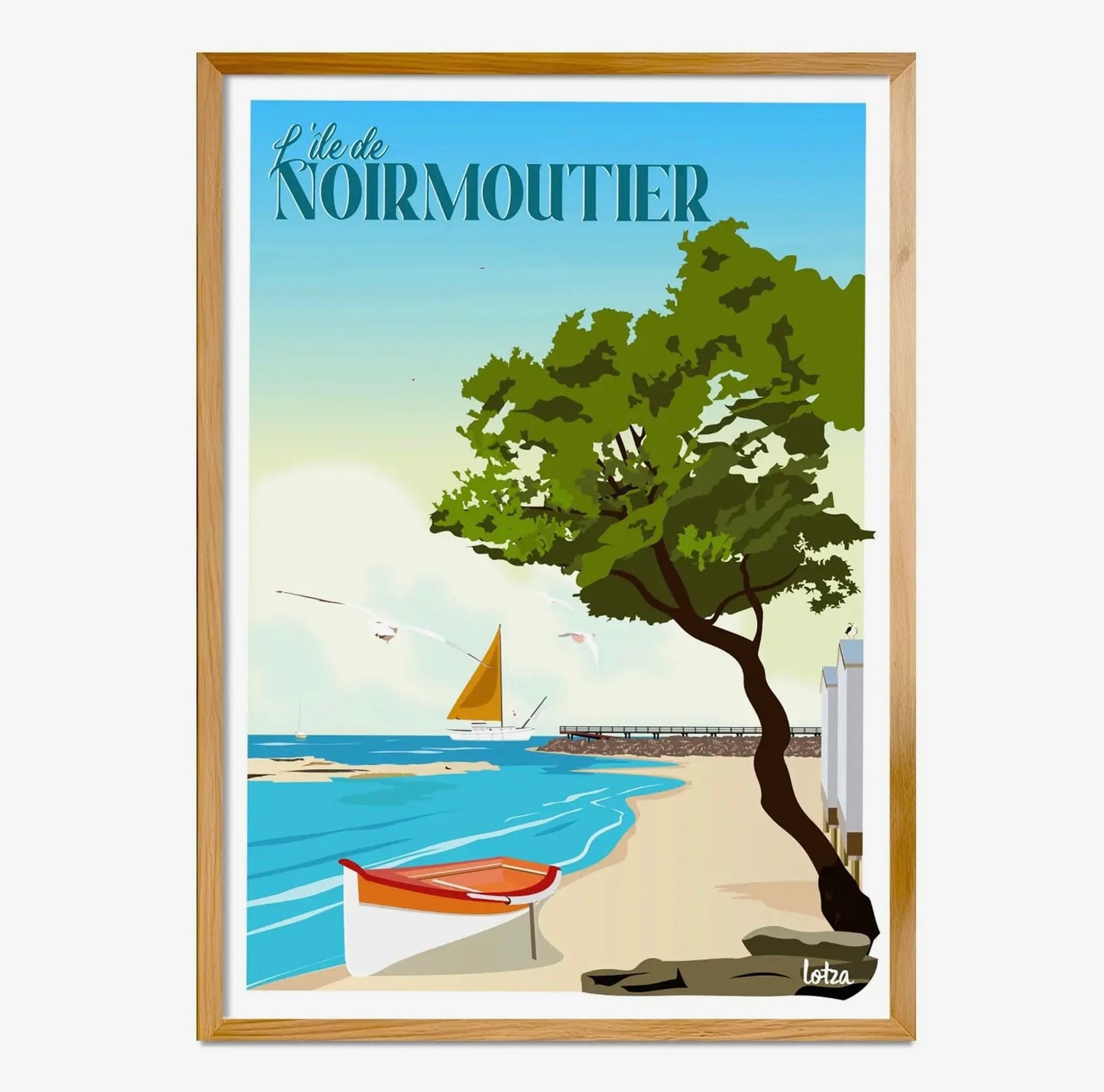 Affiche île de Noirmoutier