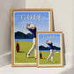 Affiche Golf