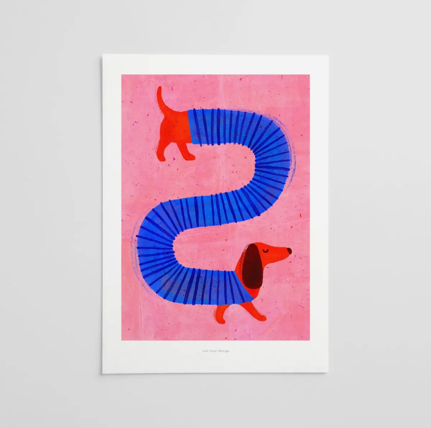 Affiche Chien accordéon