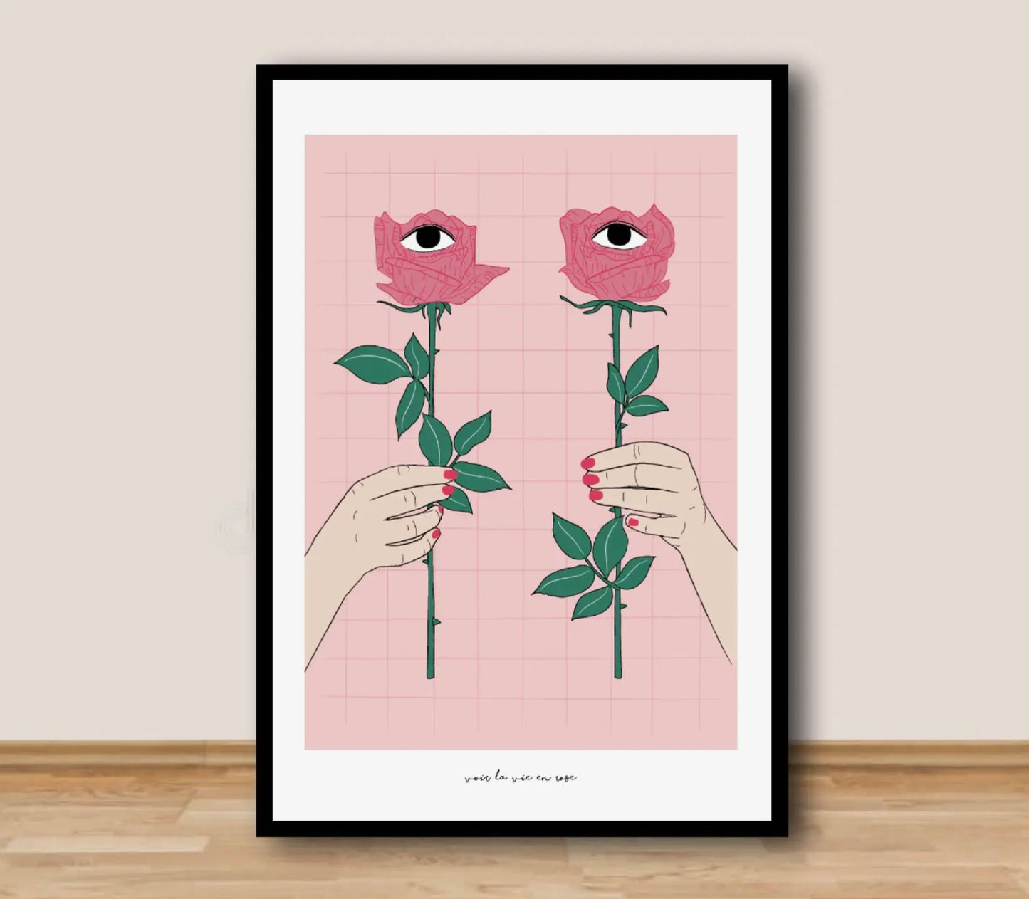 Affiche Voir la vie en rose