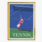 Affiche Tennis Bleu