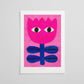 Affiche Fleur Rose