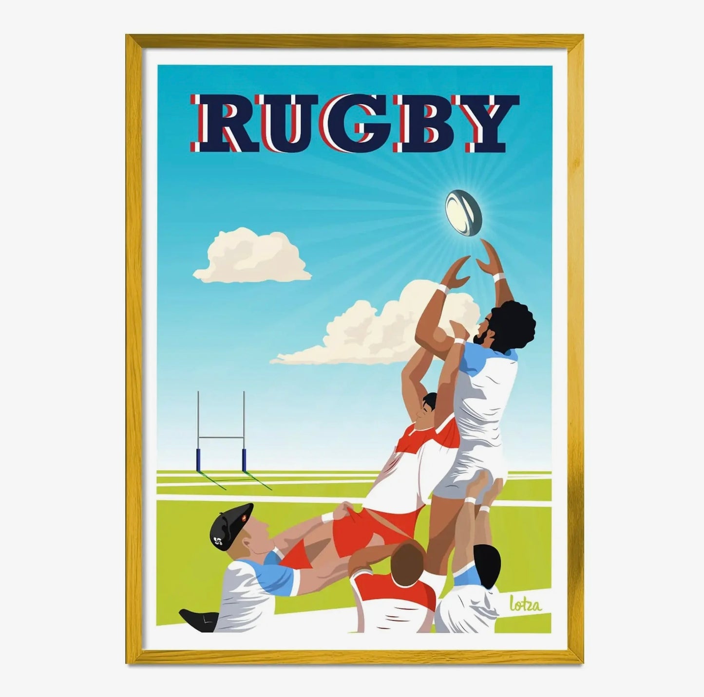 Affiche Rugby