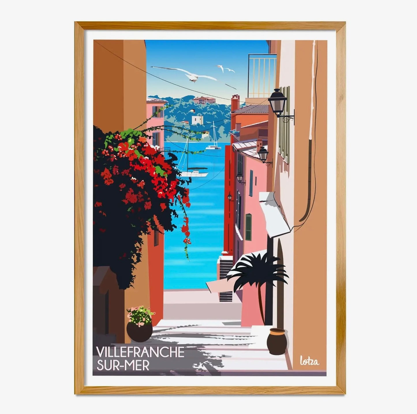 Affiche Villefranche sur Mer