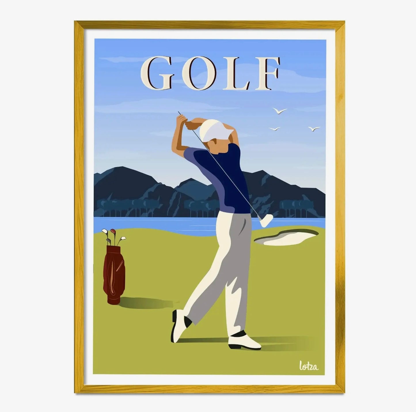 Affiche Golf