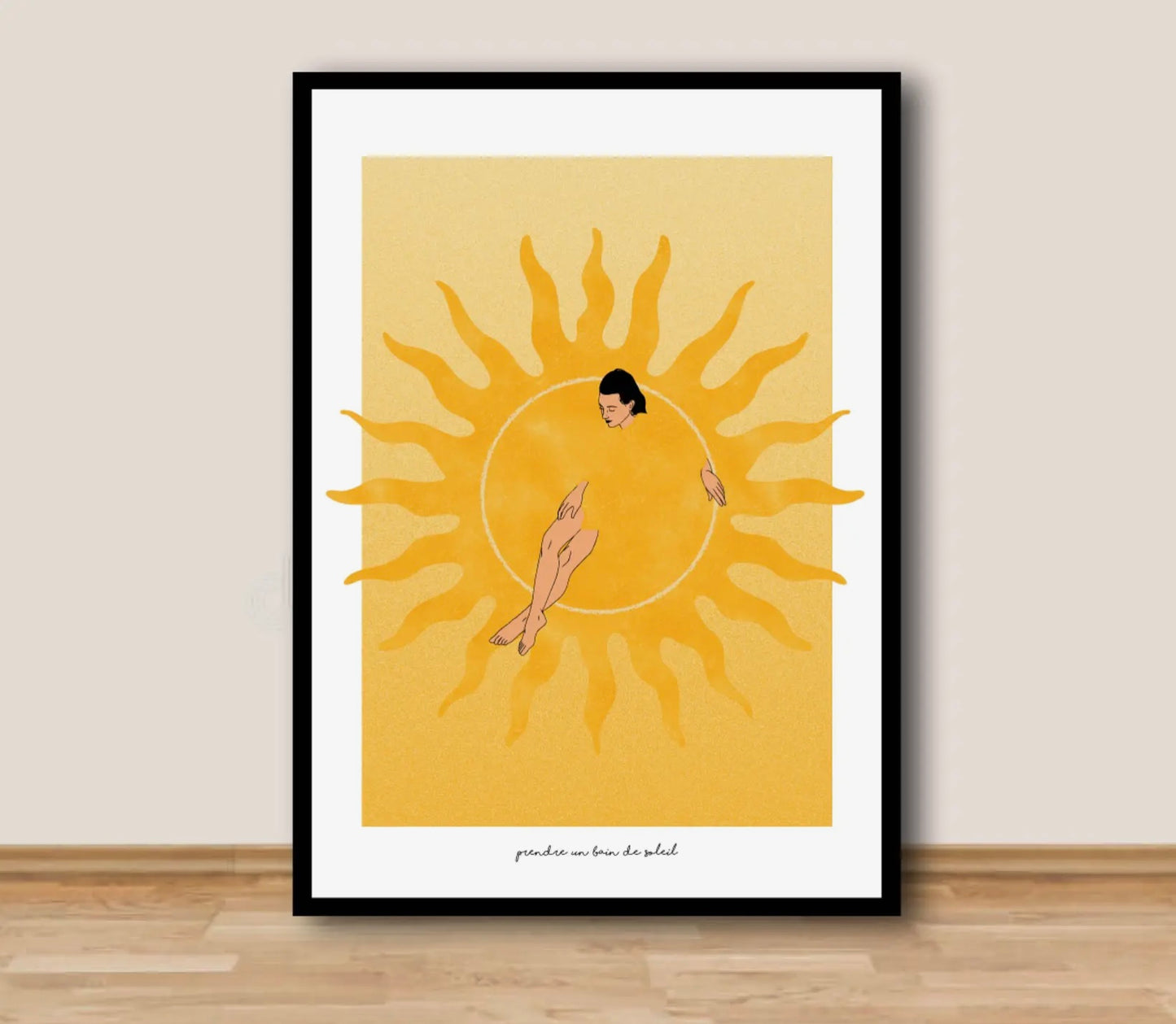 Affiche Prendre un bain de soleil