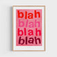 Affiche Blah blah blah