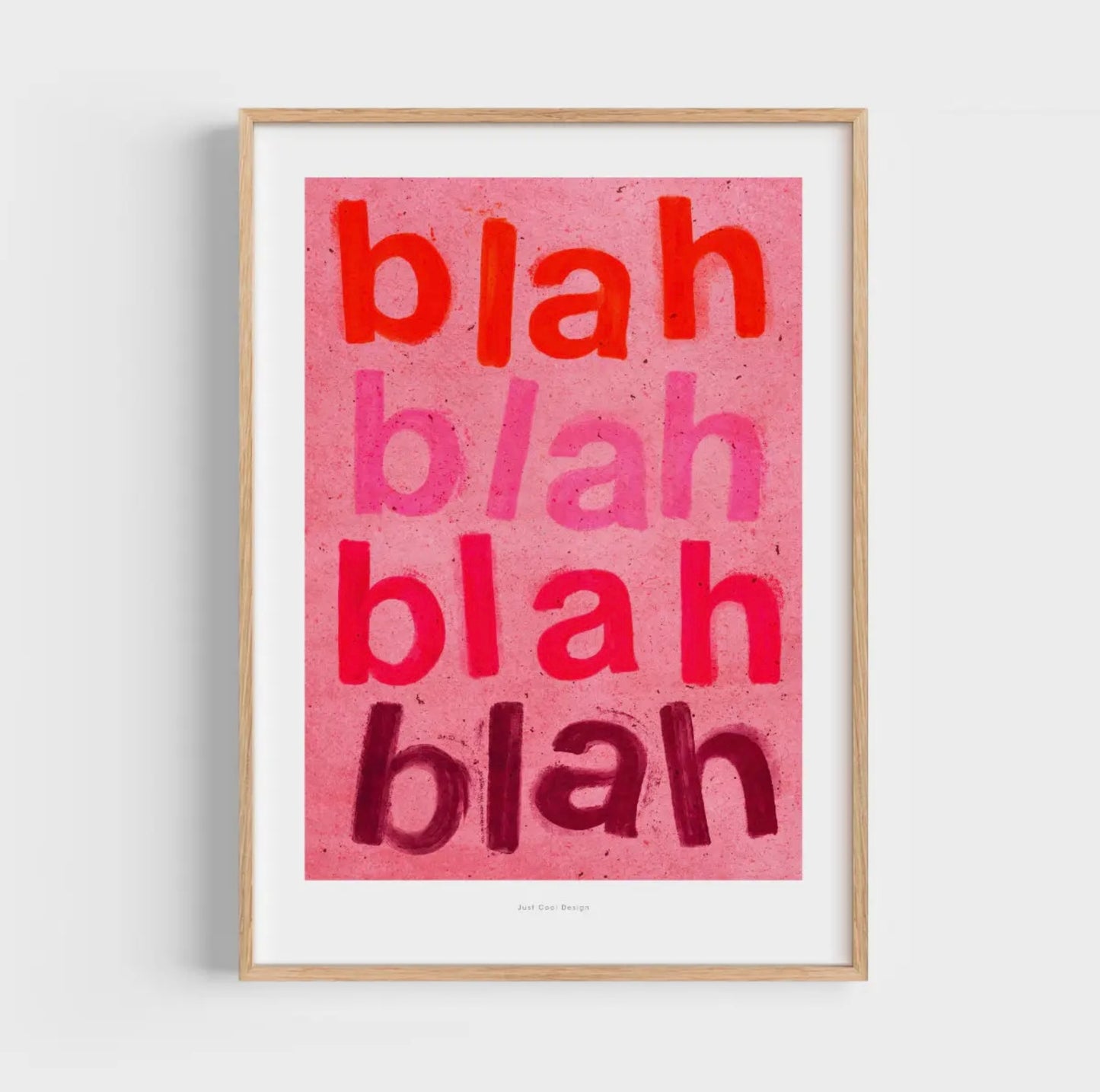 Affiche Blah blah blah