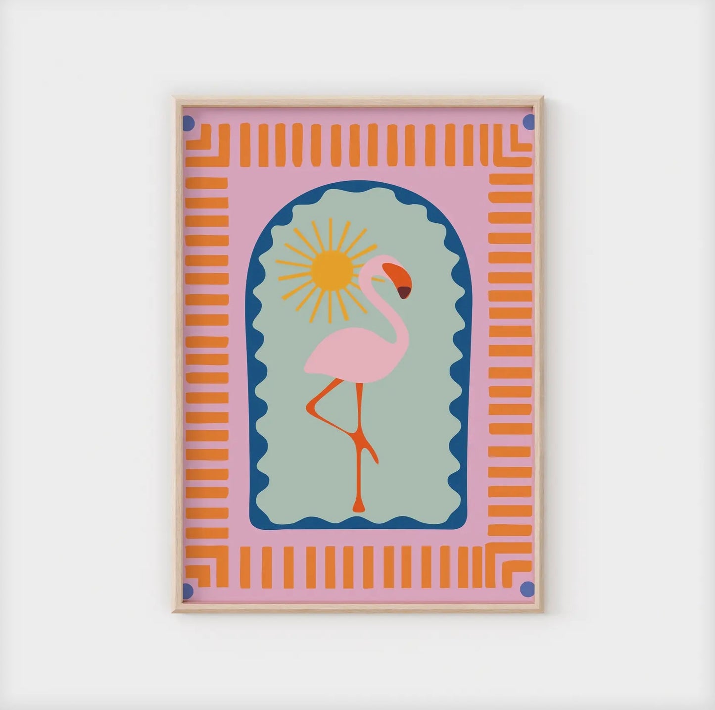 Affiche Flamand rose