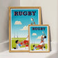 Affiche Rugby