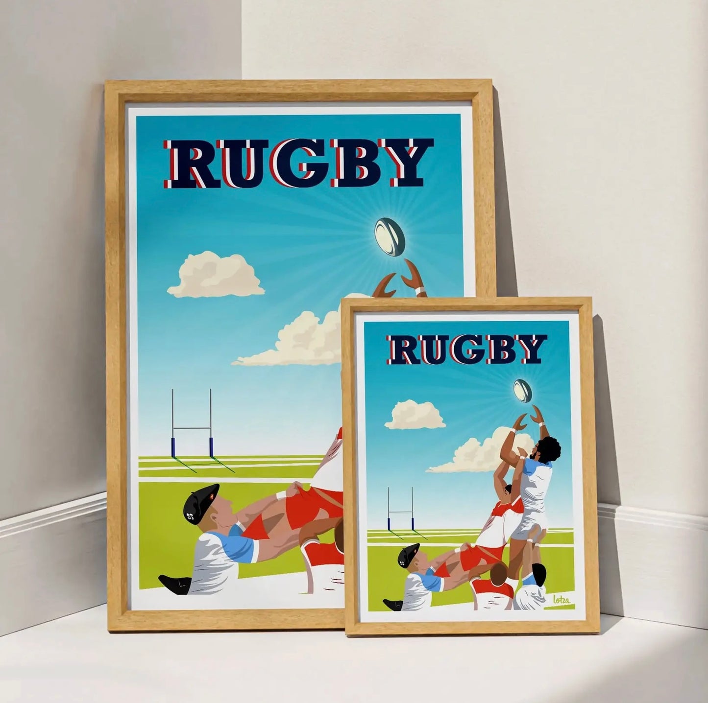 Affiche Rugby