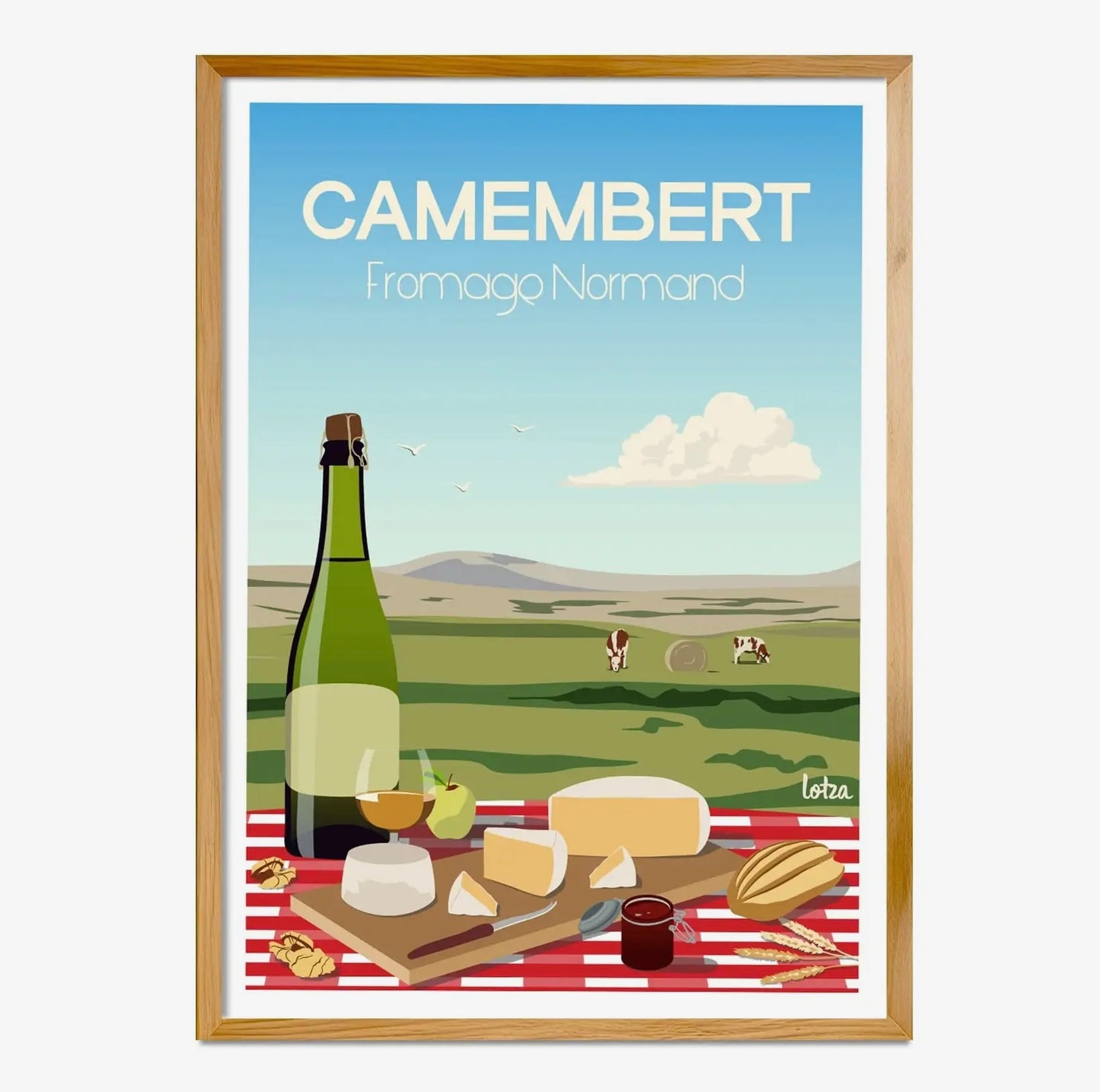 Affiche Camembert Normand