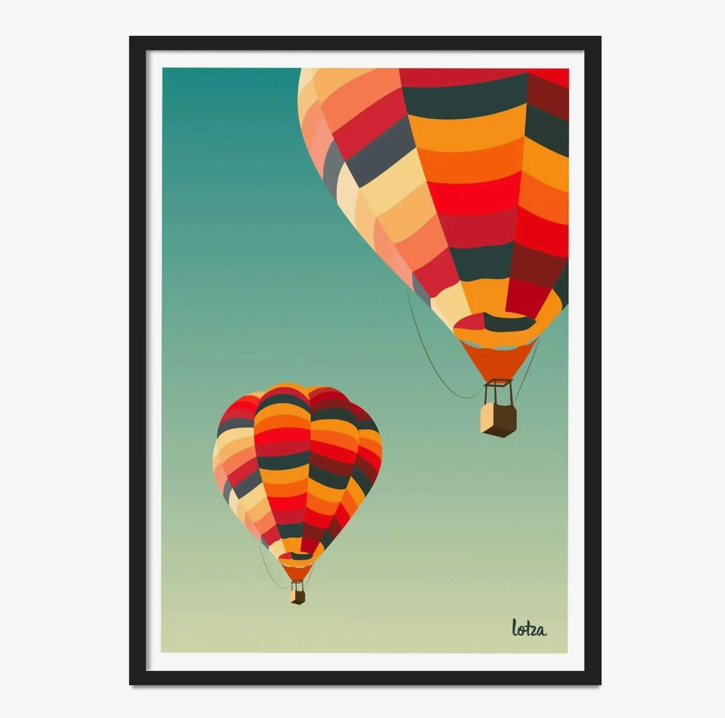 Affiche Montgolfière