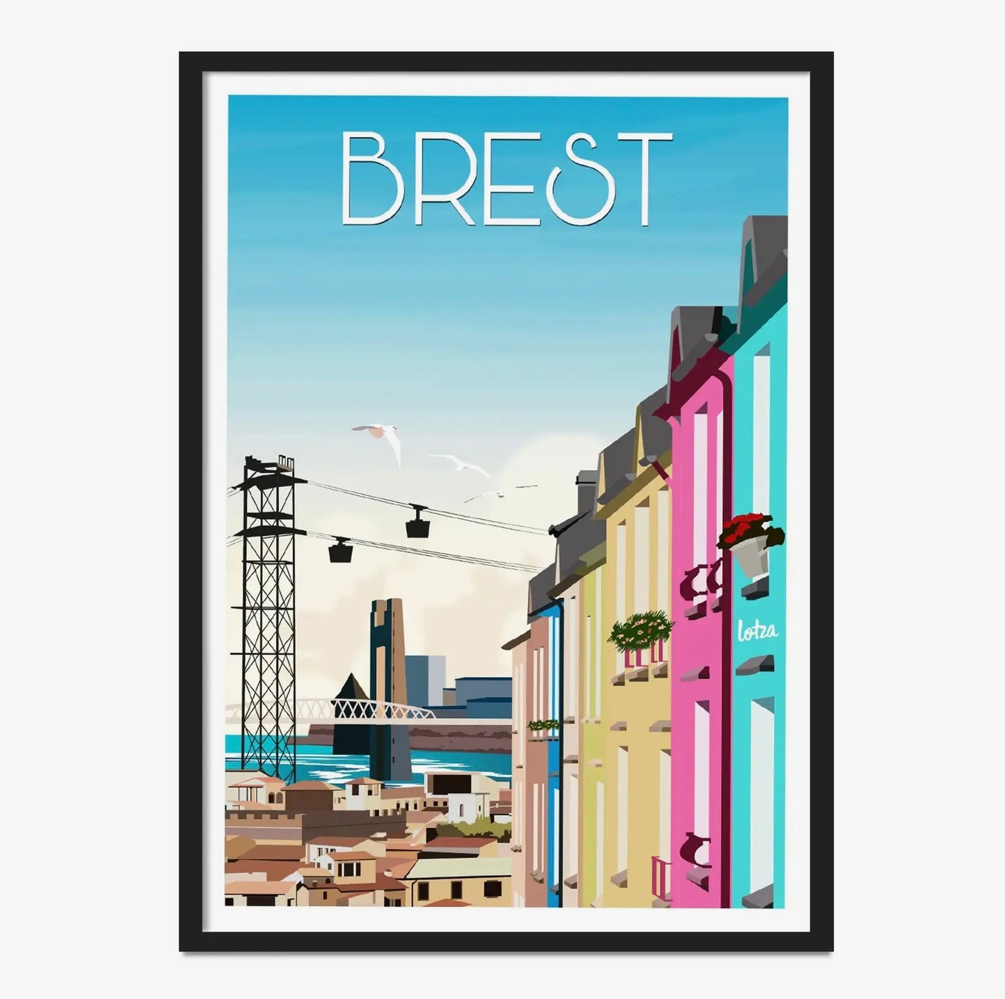 Affiche Brest