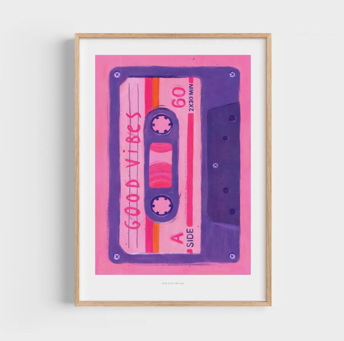 Affiche Good Vibes Cassettes