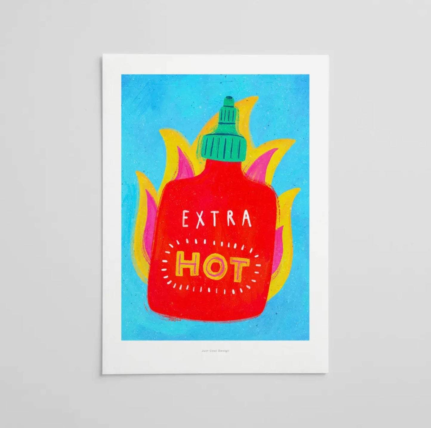Affiche Bouteille extra hot
