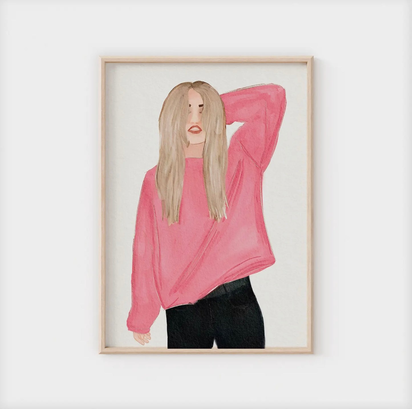 Affiche Femme blonde