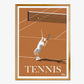 Affiche Tennis Terre Battue