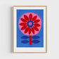 Affiche Fleur bleue