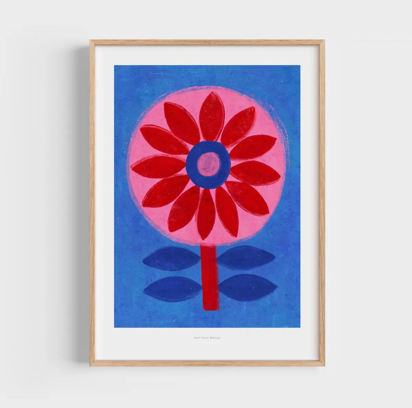 Affiche Fleur bleue