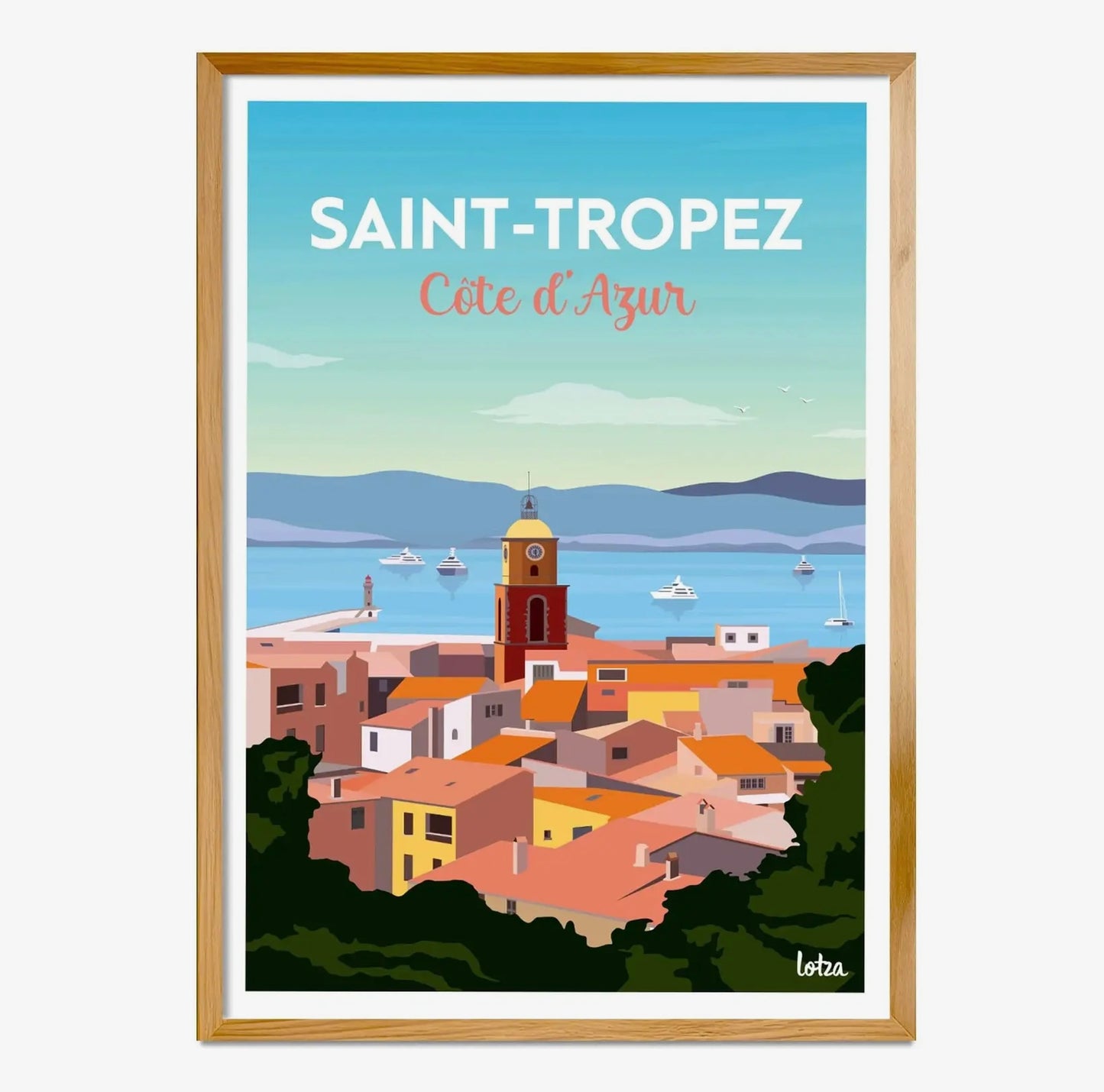Affiche Saint-Tropez