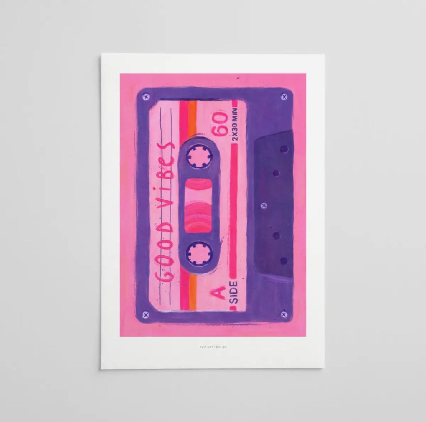 Affiche Good Vibes Cassettes