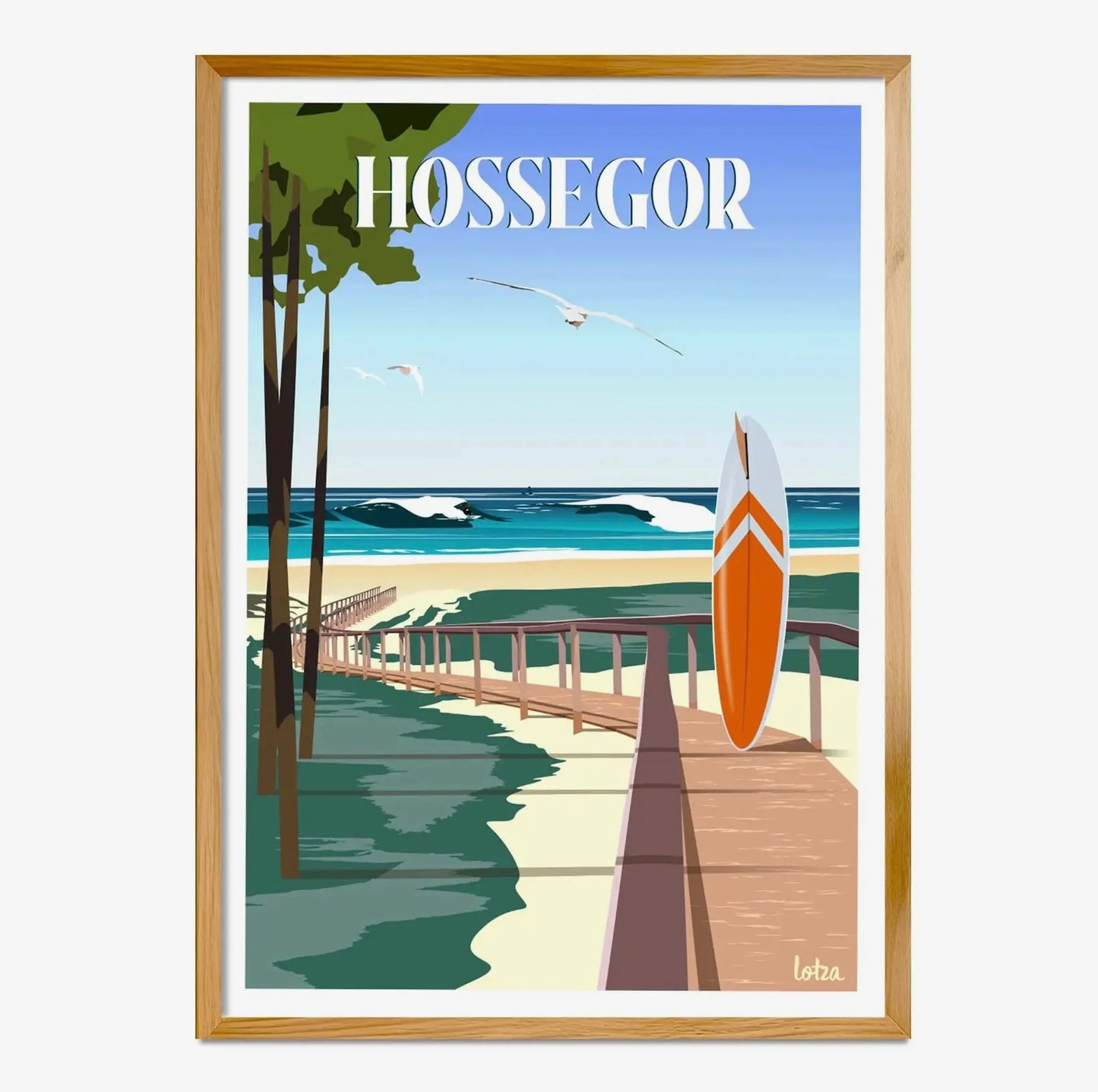 Affiche Hossegor