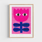 Affiche Fleur Rose