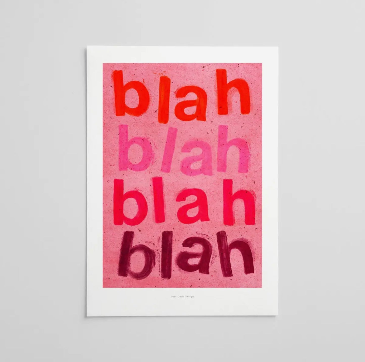 Affiche Blah blah blah