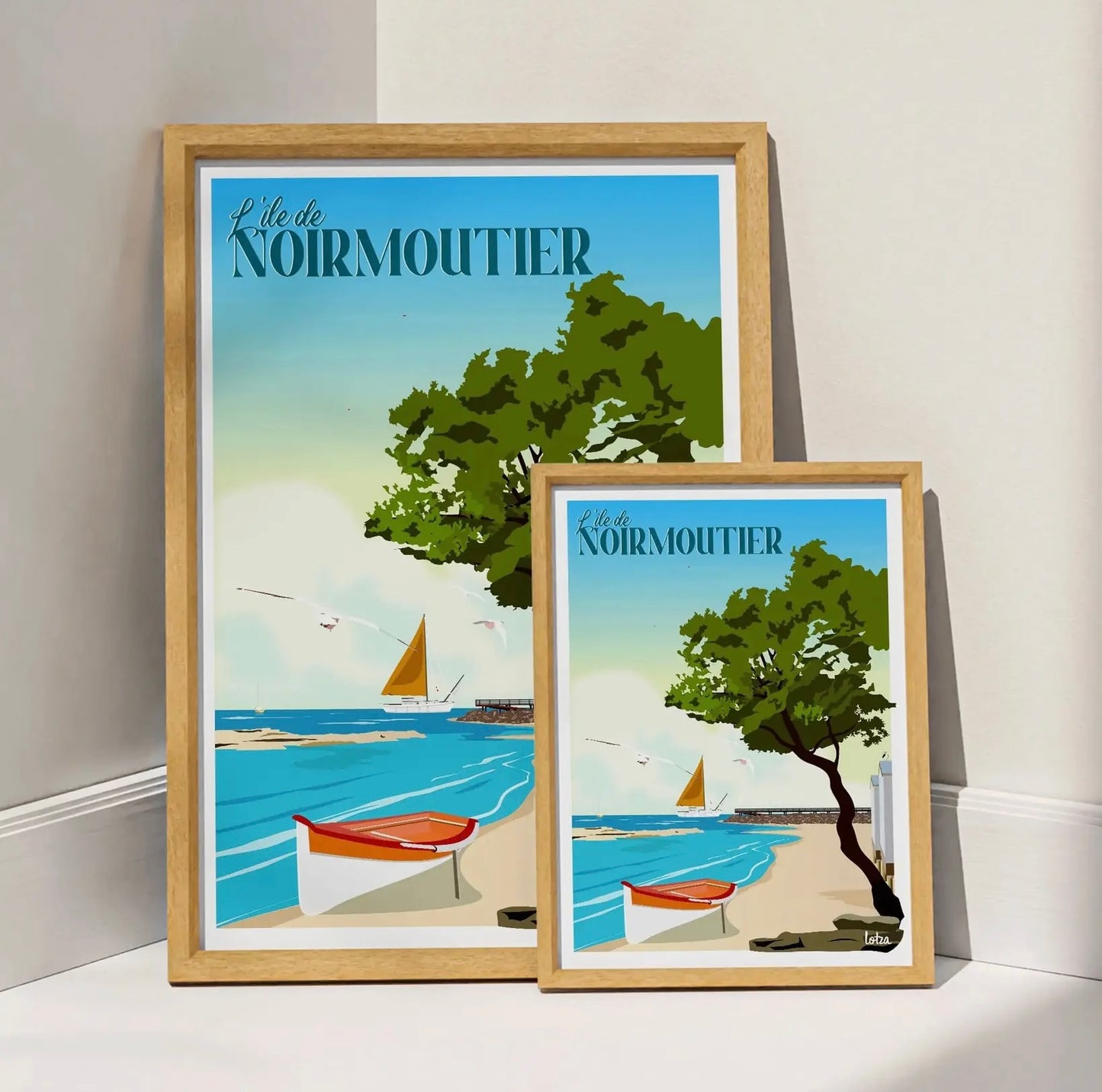Affiche île de Noirmoutier