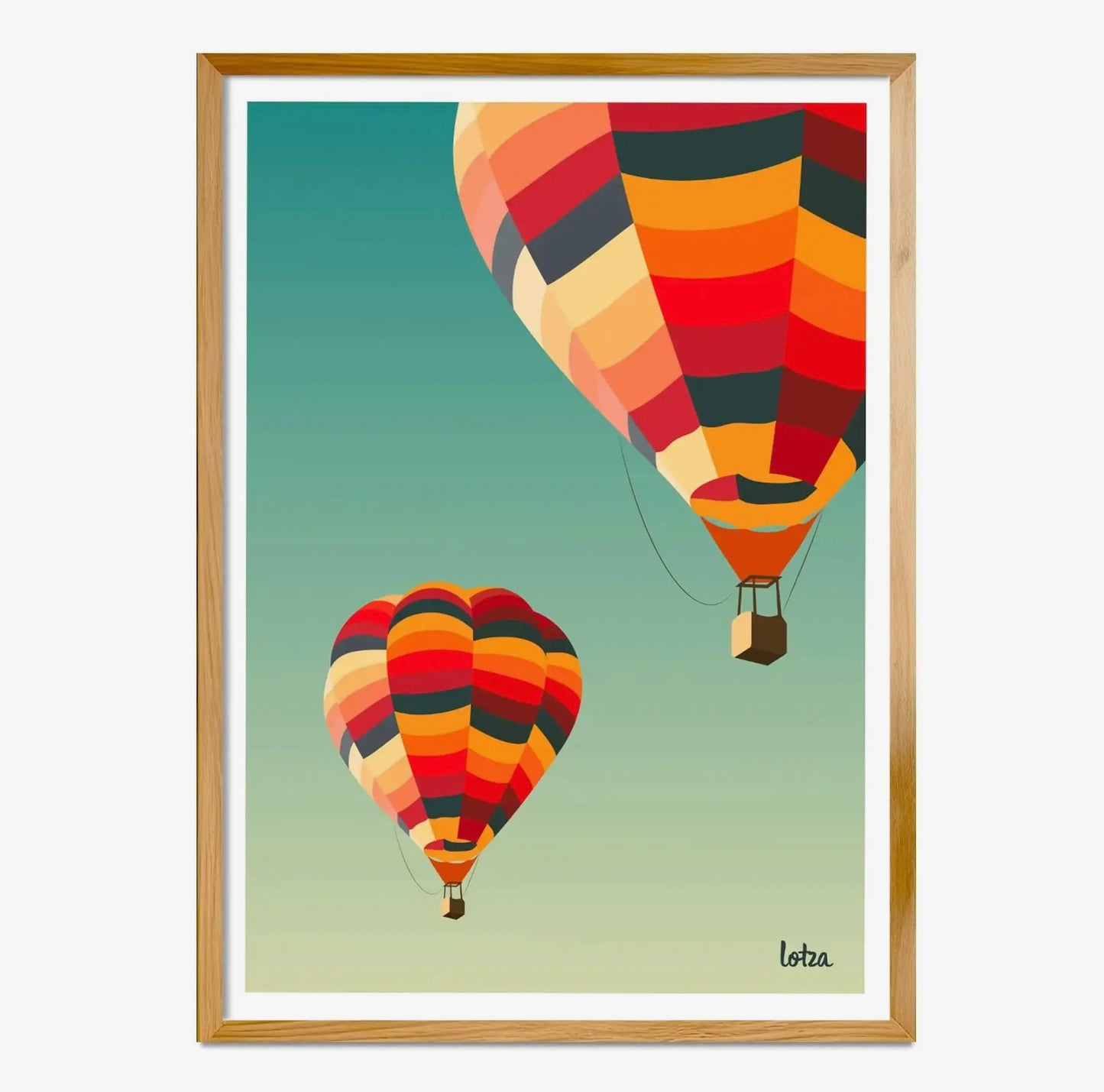 Affiche Montgolfière
