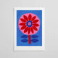 Affiche Fleur bleue