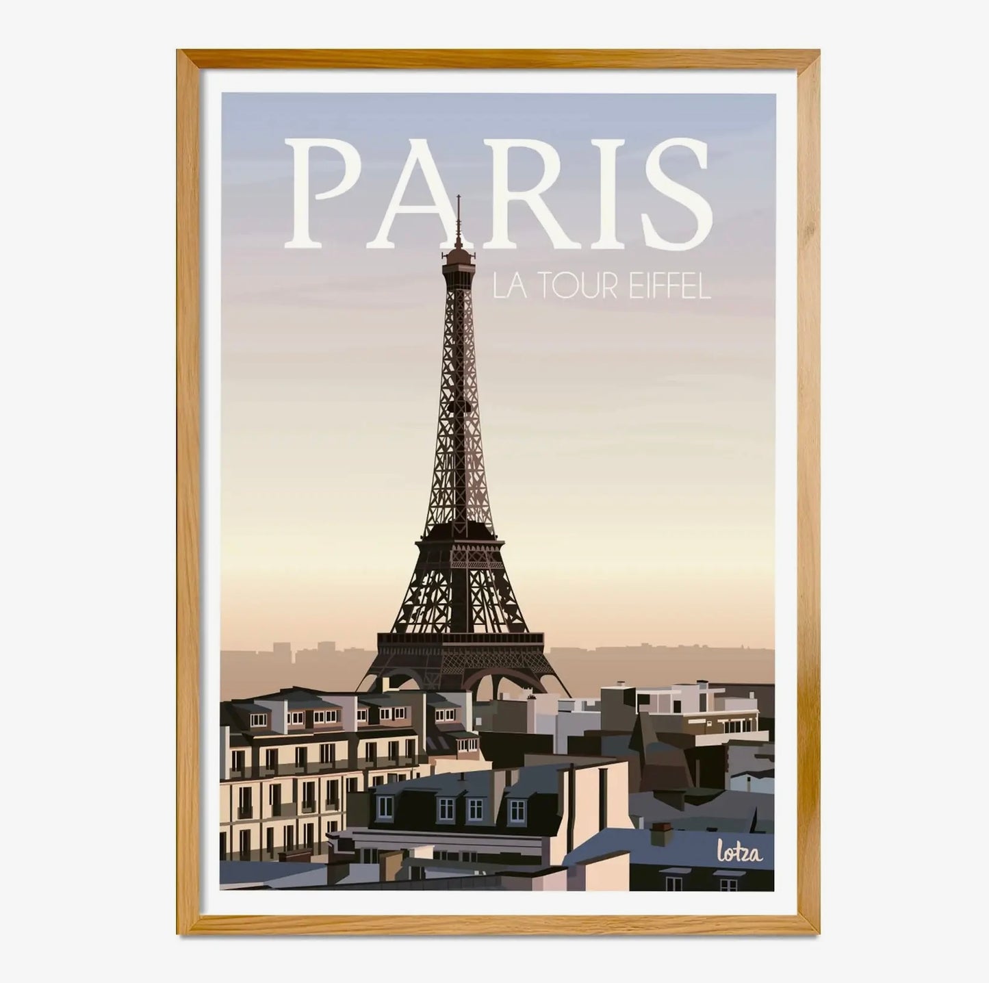 Affiche Paris Tour Eiffel